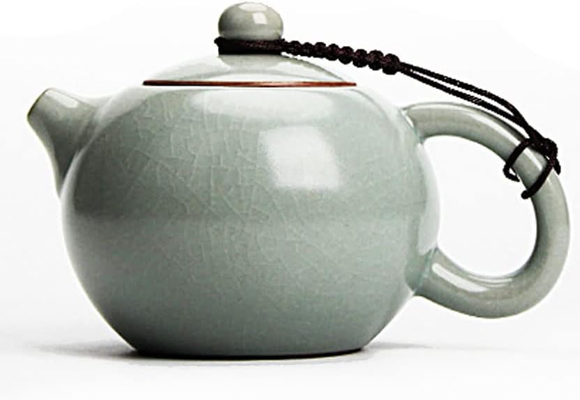 Чайник Yxhupot 6 унции Bg Фурна За Изпичане на Порцеланови Xishi Гърненце Със Сини Агатовой Глазура Gongfu Чай