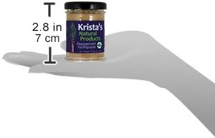 Органични Мятная паста за зъби производство Krista's Natural Products - 75 g (2,6 грама)