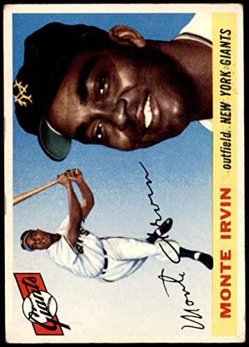1955 Topps 100 Монте Ъруин Ню Йорк Джайентс (Бейзболна картичка) VG+ Джайентс