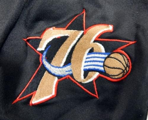 Освободени Слот Черни Панталони За загряване Philadelphia 76ers №34 2000s 3XL DP42331 - Използва се В НБА