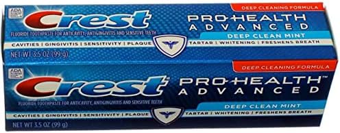 Паста за зъби Crest Pro-Health Clinical за защита на венците Smooth Mint - 3,5 грама, опаковка от 2 броя