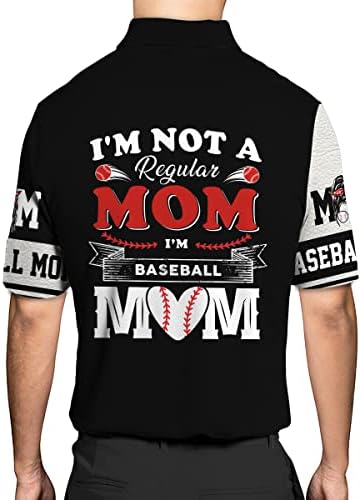 Персонални Бейзболна мама, Тениски за майките, за жените, Забавни, Силни Като на мама, Рожден Ден Подаръци за Жени