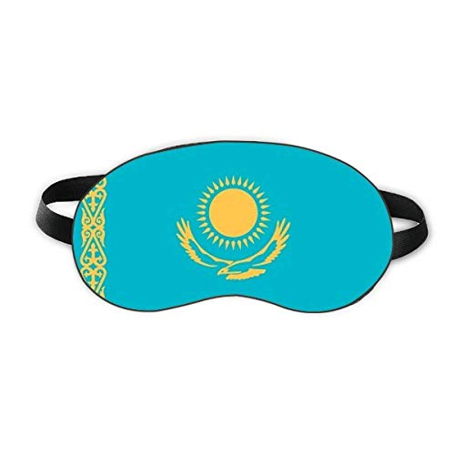 Национален Флаг на Казахстан Азиатска Държава е Защитен екран За Сън Мека Нощна Превръзка На Очите Козирка