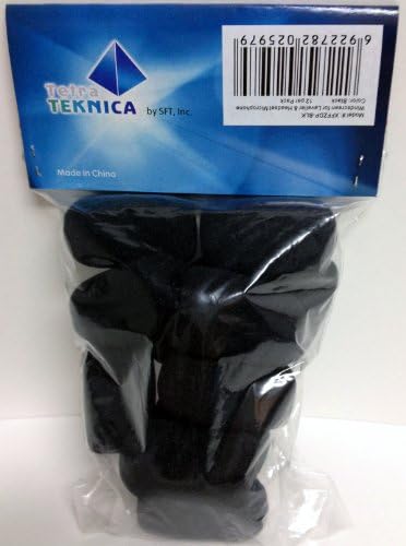 Предното стъкло с ревери и микрофон за слушалки Tetra-Teknica XFFZDP-BLK, Цвят черен, Опаковки от дузина парчета