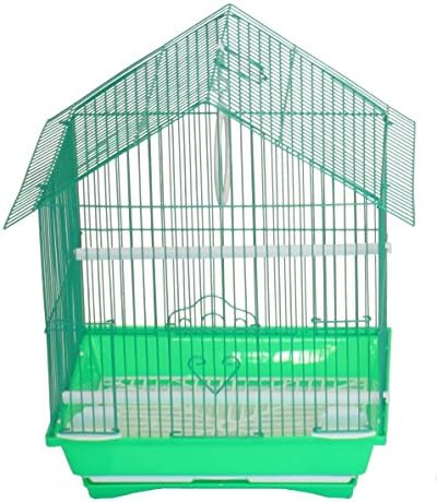 YML A1114MGRN Малка Клетка за папагали в стил Хаус Топ, 11 x 9 x 16