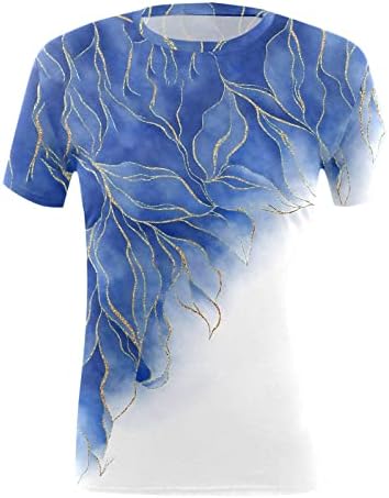 Дамски Блузи, Реколта Хавайски Ризи в Китайски стил с Цветен Модел, Летни Ежедневни Тениски 2023, Модна Тениска