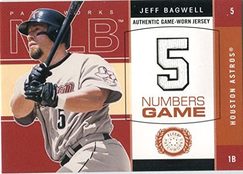 Джеф Бэгвелл 2003 Fleer Game Изношенная Майк Card - MLB Game Използвани Тениски