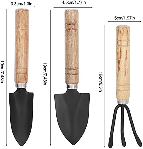 Мини-градински инструменти и обзавеждане HEIJG, гребло, лопата-на плешката, 3 бройки за мъже и жени