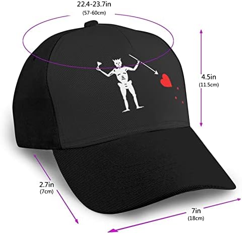 Пиратски Флаг Черната Брада бейзболна шапка Регулируема Череп Pirate Спортна Шапка за Татко Слънчеви Шапки за