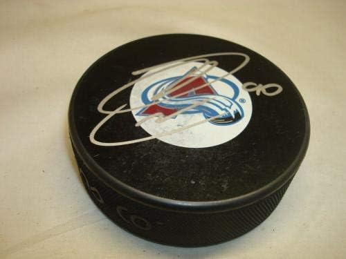 Райън о ' Райли подписа хокей шайба Колорадо Аваланш с автограф от 1D - за Миене на НХЛ с автограф