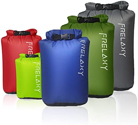 Dry Sack Frelaxy 3-Pack / 5-Pack, ултра-леки, Сухи Торбички, Улични Чанти За съхранение на екипировка в сухо състояние за туризъм, скално катерене, каране на каяк, къмпинг, гмуркан?