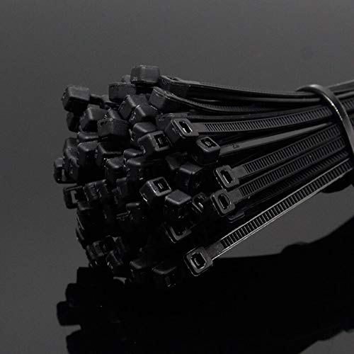 KIMLLOYD 200 мм Самоблокирующиеся найлонови кабелни връзки 8 инча 100шт 12 Цветен пластмасов замазка с цип 18