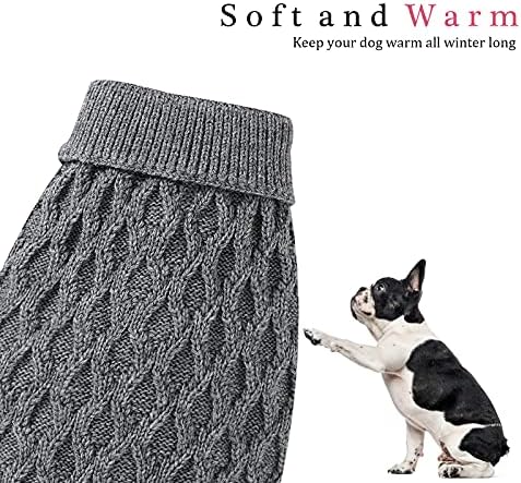 Пуловер за кучета, Поло, Класически Възли Пуловери за домашни Любимци, Топло Hoody с Сладък Кученце, Пуловер,