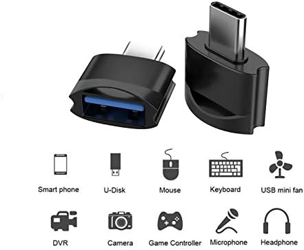 Адаптер Tek Styz C USB за свързване към USB Male (2 опаковки), който е съвместим с вашия Nokia 8.2 5G за OTG със зарядно устройство Type-C. Използвайте с устройства разширения, като напри