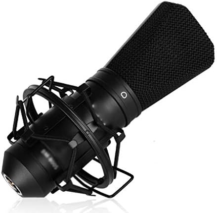 Кондензаторен микрофон GFDFD Професионален Студиен микрофон за запис Компютърно налягане на живо Кондензаторен микрофон с покритие от чисто злато (Размер: Стил втор