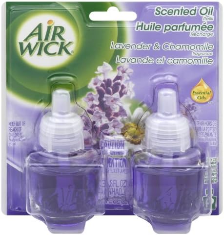 Освежители за въздух с ароматни масло Air Фитил, Прясна вода, 2 зареждане с гориво, 0,67 унция (опаковка от 6 броя)