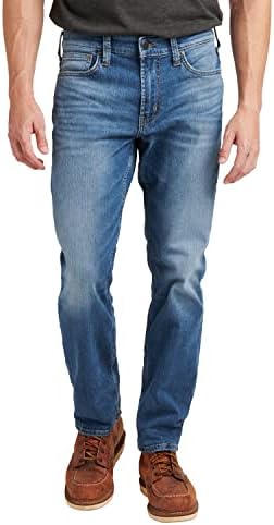 Автентични мъжки дънки от Silver Jeans Спортни cut С зауженными штанинами