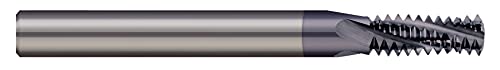 Резьбонарезная слот за Micro 100 TM-437-14 - UN, Размер на резби 7/16-14, Диаметър на режещия 0,305 , 3/4 LOC, 4 Fl., Диаметър джолан 5/16, 2-1/2 OAL, Без покритие