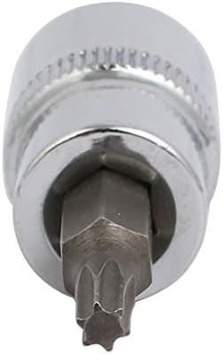 Aexit TX20 Torx Глава за ръчни инструменти Квадратна 3/8 инча От Хром-ванадиевой Стомана, Адаптер за устройство, 2 бр. Модел: 13as256qo448