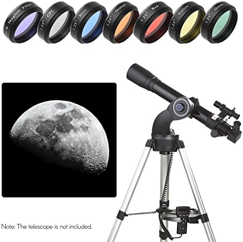 Набор от Филтри, за да Фокусиращ Телескоп XIXIAN 1,25 Инча Moon & Skyglow CPL Filter Filter Червен Оранжев Жълт
