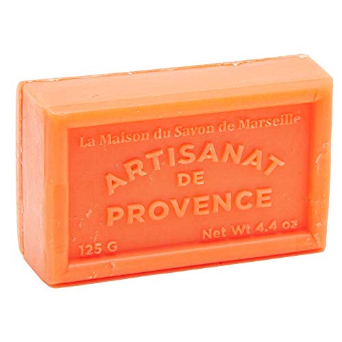 Maison du Savon de Marseille - Френската сапун с Органично масло от Шеа - Аромат на Мат Тиква - 125 Граммовый