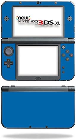 Корица MightySkins, съвместими с Nintendo New 3DS XL (2015) - Однотонно-синя | Защитно, здрава и уникална Vinyl