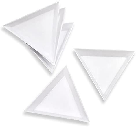 Триъгълна табела за нокти с кристали, чанта за аксесоари Направи си сам, Контейнер за аксесоари за инструменти