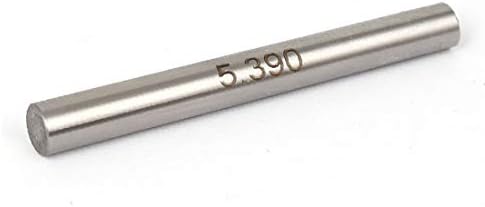 X-DREE Диаметър състав на цилиндъра GCR15 5,39 мм, Измервателен щифт, Калибровочный манометър Сребрист цвят
