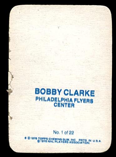 1976 Topps 1 от Боби Кларк Флайърс (Хокейна карта) VG/БИВШ Флайърс