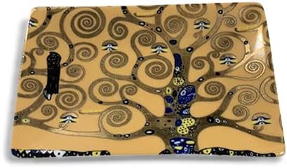 Мини Правоъгълна чиния Musart Klimt Дървото на живота Злато
