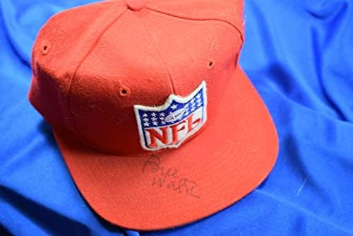 ДНК на Бил Уолш PSA С Автограф на шапка NFL - Автографированные Шапки NFL