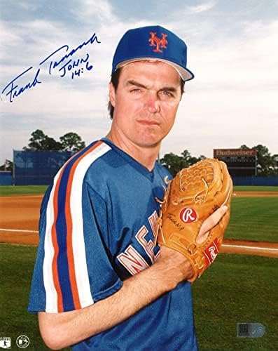Снимка на Франк Тананы с автограф 8x10 на Ню Йорк Метс AIV AA13532 - Снимки на MLB с автограф