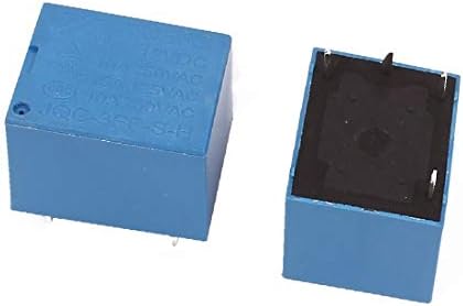 X-DREE 10шт DC12V 4 терминала SPST БЕЗ макет на сонда за хранене на Електромагнитно реле син цвят (10шт DC12V 4 терминала SPST БЕЗ макет на сонда за хранене Relè elettromagnetico blu