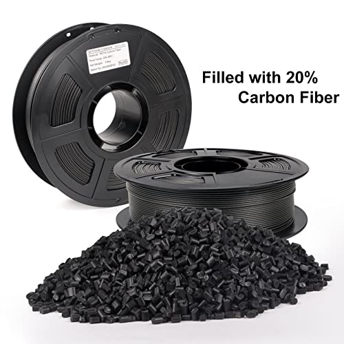 Нишка с нажежаема жичка за 3D-принтер от въглеродни влакна IEMAI, Въглеродни влакна PETG + ABS Carbon Fiber,