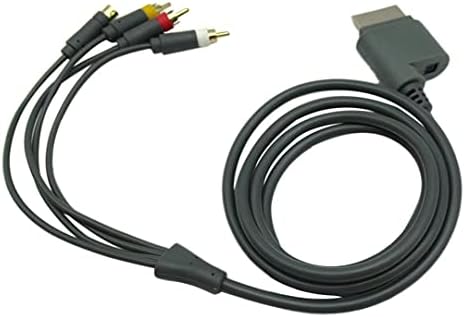 Премиум Композитен кабел S Video RCA AV за Телевизионни игри Microsoft Xbox 360