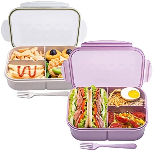 МИС BIG Bento Box, Bento-Обяд-бокс, Идеални Херметически bento-апарати за деца,Mom's Choice Kids Обяд-бокс, Без BPA и изкуствени оцветители, могат да се използват в микровълнова фурна и с