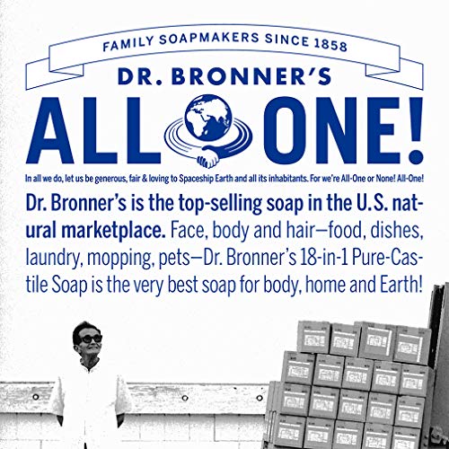 Течен сапун Dr. Bronner's -Pure-Castile (опаковъчна хартия на 2 унция) С бадеми, без мирис, цитрусови плодове,