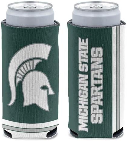 WinCraft NCAA Michigan State Spartans Slim Can Cooler, Цветовете на отбора, Един Размер