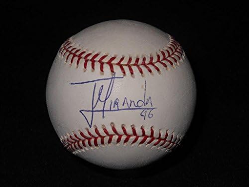 2009 Ню Йорк Янкис Хуан Миранда Подписа Автограф Bada Селига OML Baseball JB - Бейзболни топки с автографи