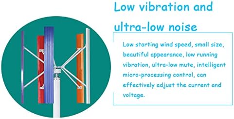 Вятърна турбина QAZNHODDS 8000 W С вертикална Ос H-Тип, Ветро-Слънчева Хибридна Система за Мониторинг на Уличното осветление, Вентилатор на магнитна Висулка, Електромагни?
