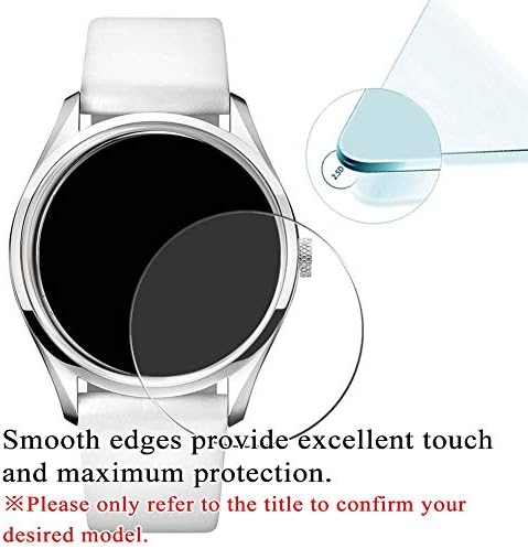 Synvy [3 опаковки] Защитно фолио за екран от закалено стъкло, която е съвместима с ice watch ICE Cosmos Medium