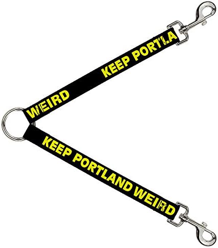 Сплитер за кучешка каишка Keep Portland Странни Черно-Жълто с Дължина 1 Метър и ширина 1 сантиметър