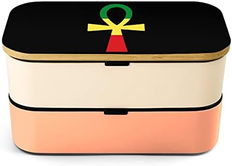 Rasta Ankh Растафарианский Египетски Обяд-бокс за Bento, Херметически затворени Контейнери за храна Bento Box
