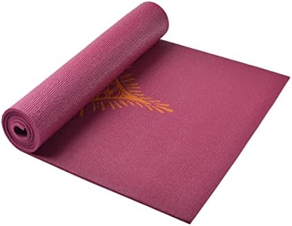 Ултра килимче за йога Шушу Mugger Gallery - Красив принт, Лепкава подложка, издръжлив материал, дебелина 1/4