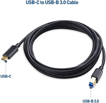 Кабел има значение Кабел Type-C USB 3.1 Type B (USB-C /C USB USB B 3.0 / Type-C USB 3.1 -USB B) черен на цвят
