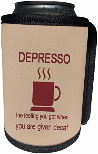 3dRose Depresso Усещане, което изпитвате, Когато ви дават охлаждащата опаковки за консерви без кофеин (cc_356598_1)