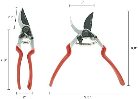 Ножици за подстригване Zenport QZ413-10PK, червен, 10 бр.