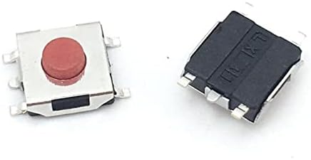 ГЛУПАВА Бутон за включване 100ШТ 6 * 6 * 3.1 mm SMD Премина 5-Пинов Сензорен Микропереключатель Бутон Ключове