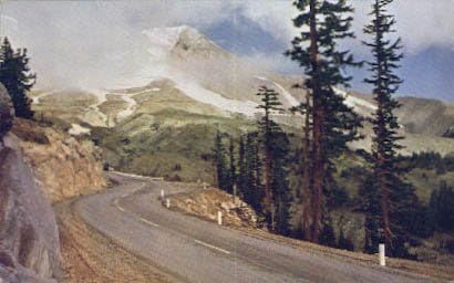 Планински Проход, пощенска Картичка от Орегон