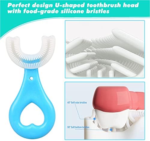 Комплект четка за зъби prony 8 в 1, за обучение на малки деца - четки за Зъби за грижи за хигиена на устната